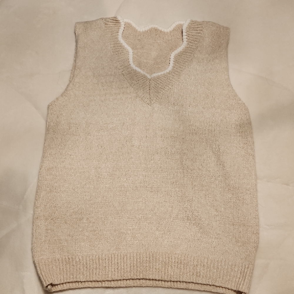 Beige Womens Top
